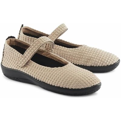 Avena Hallux-Softslipper Mary Jane - Beige - female - Size: 37 Avena Hallux-Softslipper Mary Jane - Beige - female - Size: 37