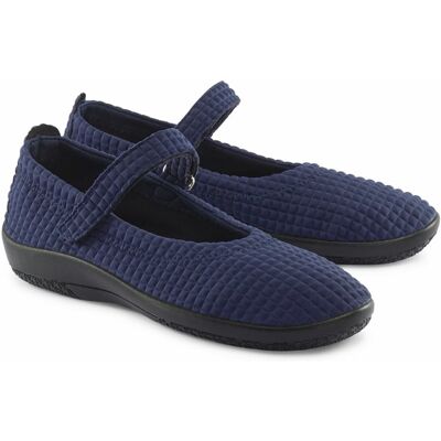 Avena Hallux-Softslipper Mary Jane - Blau - female - Size: 39 Avena Hallux-Softslipper Mary Jane - Blau - female - Size: 39