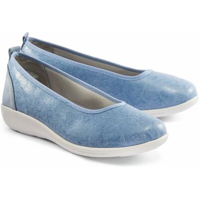 Avena Hallux-Ballerina Komfortweite - Blau - female - Size: 39 Avena Hallux-Ballerina Komfortweite - Blau - female - Size: 39
