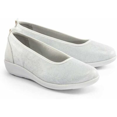 Avena Hallux-Ballerina Komfortweite - Weiss - female - Size: 39 Avena Hallux-Ballerina Komfortweite - Weiss - female - Size: 39