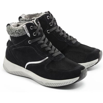 Avena Hallux-Sneaker-Bootie Extraweit - Schwarz - female - Size: 40 Avena Hallux-Sneaker-Bootie Extraweit - Schwarz - female - Size: 40