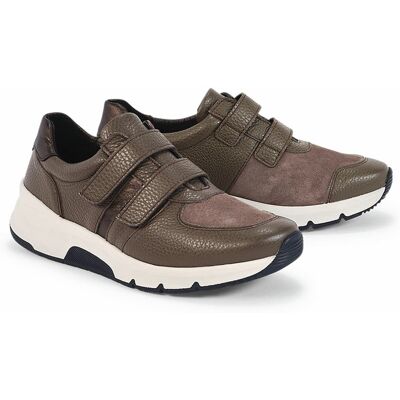 Avena Hallux-Active-Klettsneaker - Braun - female - Size: 41 Avena Hallux-Active-Klettsneaker - Braun - female - Size: 41