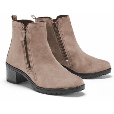 Avena Hallux-Absatz Stiefelette Comfort - Taupe - female - Size: 41 Avena Hallux-Absatz Stiefelette Comfort - Taupe - female - Size: 41