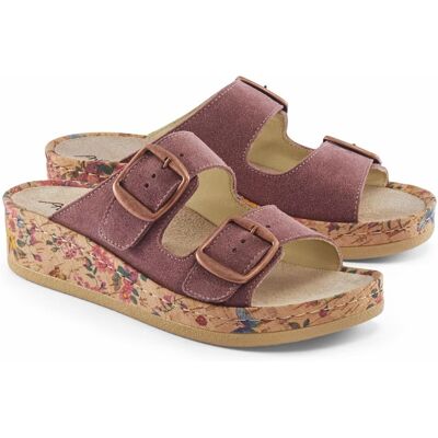 Avena Riemen-Pantolette Memory - Mauve - female - Size: 36 Avena Riemen-Pantolette Memory - Mauve - female - Size: 36