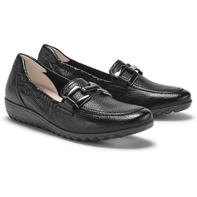 Avena Hirschleder-Slipper Komfort Chic - Schwarz - female - Size: 41 Avena Hirschleder-Slipper Komfort Chic - Schwarz - female - Size: 41
