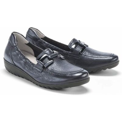 Avena Hirschleder-Slipper Komfort Chic - Blau - female - Size: 41 Avena Hirschleder-Slipper Komfort Chic - Blau - female - Size: 41