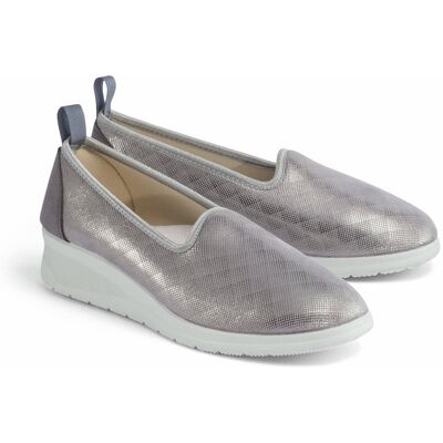Avena Hallux-Slipper Superstretch - Silber-Grau - female - Size: 37 Avena Hallux-Slipper Superstretch - Silber-Grau - female - Size: 37