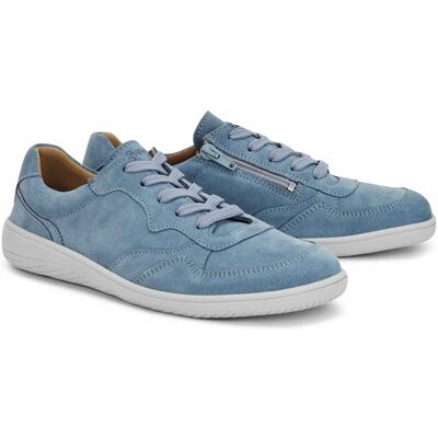 Avena Naturform-Schnürer Velours - Blau - female - Size: 40 Avena Naturform-Schnürer Velours - Blau - female - Size: 40