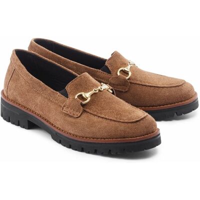 Avena Hallux-Slipper Schrittsicher - Cognac - female - Size: 37 Avena Hallux-Slipper Schrittsicher - Cognac - female - Size: 37