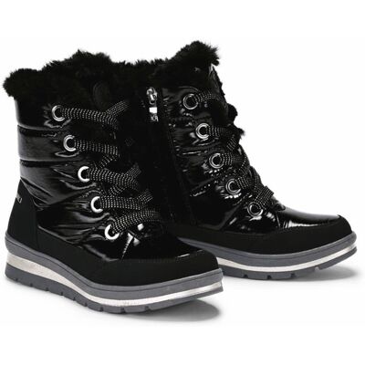 Avena Aquastop-Stiefelette Teddyfutter - Schwarz - female - Size: 39 Avena Aquastop-Stiefelette Teddyfutter - Schwarz - female - Size: 39