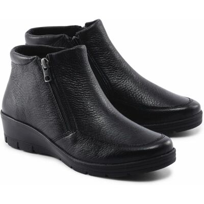 Avena Hallux-Hirschleder Bootie Thermo - Schwarz - female - Size: 41 Avena Hallux-Hirschleder Bootie Thermo - Schwarz - female - Size: 41