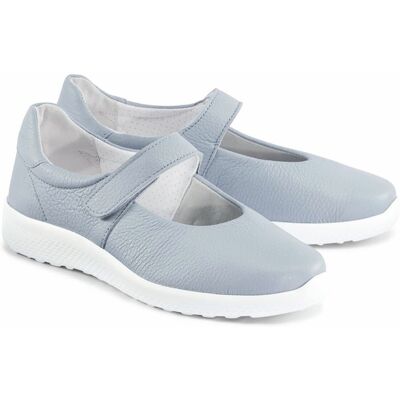 Avena Hallux-Hirschleder BallerinaKomfort - Hellblau - female - Size: 37 Avena Hallux-Hirschleder BallerinaKomfort - Hellblau - female - Size: 37