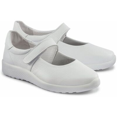 Avena Hallux-Hirschleder BallerinaKomfort - Weiß - female - Size: 37 Avena Hallux-Hirschleder BallerinaKomfort - Weiß - female - Size: 37