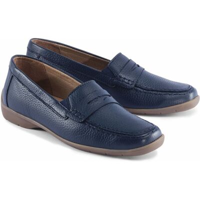 Avena Hirschleder-Slipper-Supersoft - Blau - female - Size: 37 Avena Hirschleder-Slipper-Supersoft - Blau - female - Size: 37