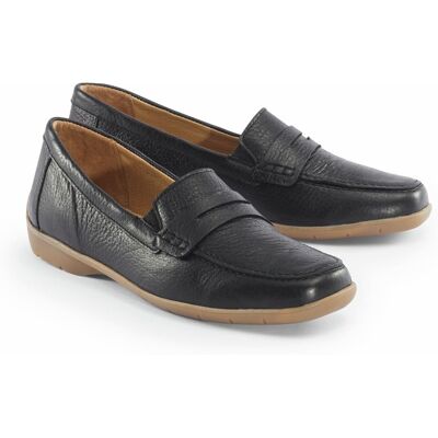 Avena Hirschleder-Slipper-Supersoft - Schwarz - female - Size: 38 Avena Hirschleder-Slipper-Supersoft - Schwarz - female - Size: 38