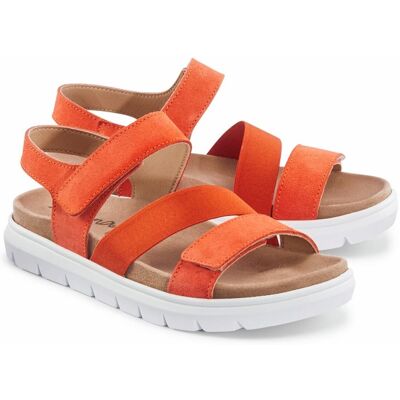 Avena Hallux-Klettsandale Supersoft - Orange - female - Size: 36 Avena Hallux-Klettsandale Supersoft - Orange - female - Size: 36