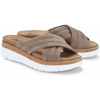 Avena Hallux-Kreuz-Pantolette - Beige - female - Size: 40 Avena Hallux-Kreuz-Pantolette - Beige - female - Size: 40