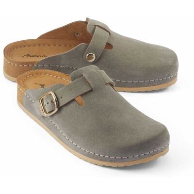 Avena Naturform-Pantolette Memory-Foam - Grau-Grün - female - Size: 40 Avena Naturform-Pantolette Memory-Foam - Grau-Grün - female - Size: 40