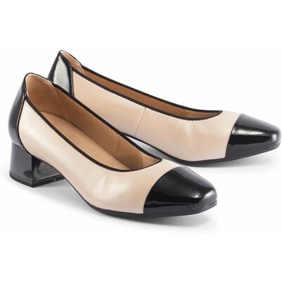 Avena Hallux-Pumps Coco - Beige-Schwarz - female - Size: 41 Avena Hallux-Pumps Coco - Beige-Schwarz - female - Size: 41