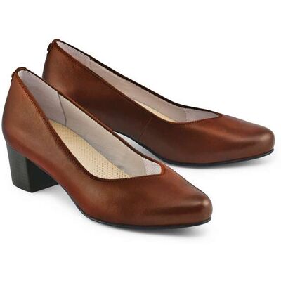 Avena Hallux-Pumps Softfußbett - Cognac - female - Size: 37 Avena Hallux-Pumps Softfußbett - Cognac - female - Size: 37