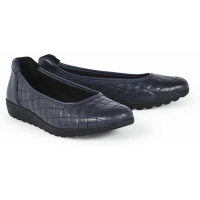 Avena Hallux-Ballerina Karopolsterung - Marine - female - Size: 42 Avena Hallux-Ballerina Karopolsterung - Marine - female - Size: 42