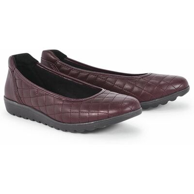 Avena Hallux-Ballerina Karopolsterung - Bordeaux - female - Size: 37 Avena Hallux-Ballerina Karopolsterung - Bordeaux - female - Size: 37