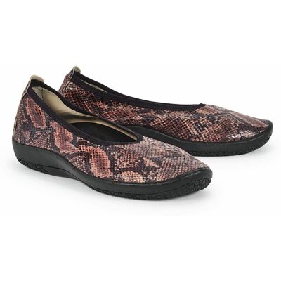 Avena Hallux-Softslipper Animalprint - Braun-Schwarz - female - Size: 38 Avena Hallux-Softslipper Animalprint - Braun-Schwarz - female - Size: 38
