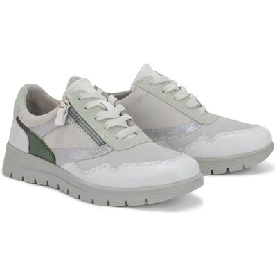 Avena Hallux-Schnürer Softstep - Weiß-Mint - female - Size: 37 Avena Hallux-Schnürer Softstep - Weiß-Mint - female - Size: 37