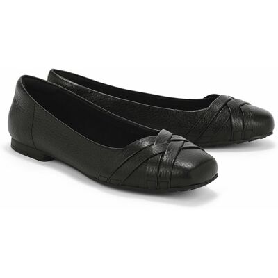 Avena Hirschleder-Edel Ballerina - Schwarz - female - Size: 36 Avena Hirschleder-Edel Ballerina - Schwarz - female - Size: 36
