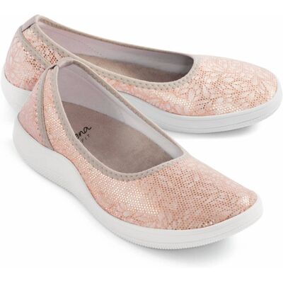 Avena Hallux-Softslipper Naturform - Rosa-Braun - female - Size: 36 Avena Hallux-Softslipper Naturform - Rosa-Braun - female - Size: 36