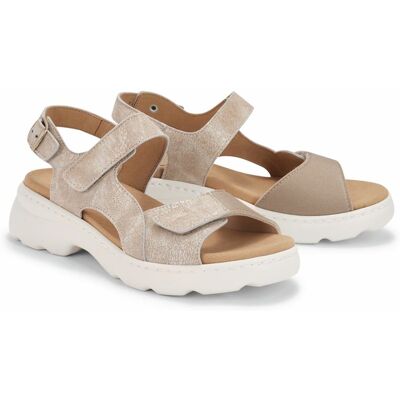 Avena Hallux-Klett Sandale Superstretch - Gold - female - Size: 37 Avena Hallux-Klett Sandale Superstretch - Gold - female - Size: 37