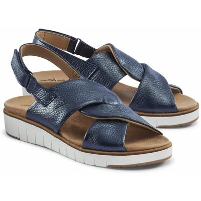 Avena Hallux-Hirschleder Sandale Soft - Marine - female - Size: 38 Avena Hallux-Hirschleder Sandale Soft - Marine - female - Size: 38