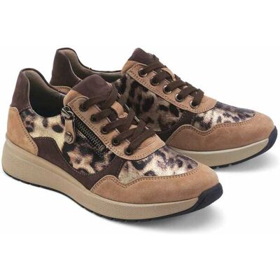 Fidelio Hallux-Schnürer Reißverschluss - Beige-Leo - female - Size: 37.5 Fidelio Hallux-Schnürer Reißverschluss - Beige-Leo - female - Size: 37.5
