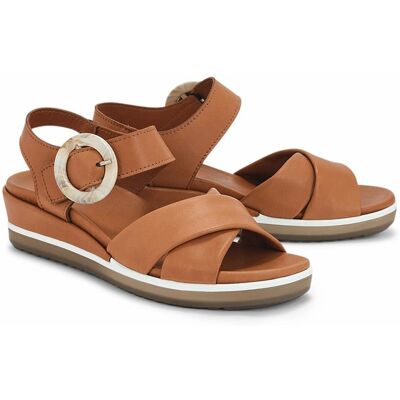 Avena Hallux-Sandale Softleder - Cognac - female - Size: 41 Avena Hallux-Sandale Softleder - Cognac - female - Size: 41