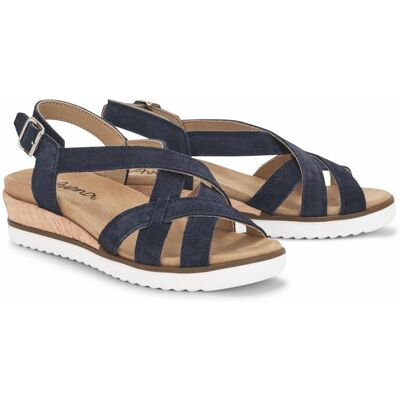 Avena Riemen-Sandale Sitzfest - Blau - female - Size: 37 Avena Riemen-Sandale Sitzfest - Blau - female - Size: 37