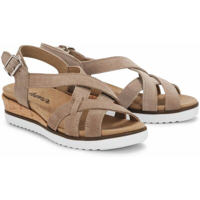 Avena Riemen-Sandale Sitzfest - Beige - female - Size: 40 Avena Riemen-Sandale Sitzfest - Beige - female - Size: 40
