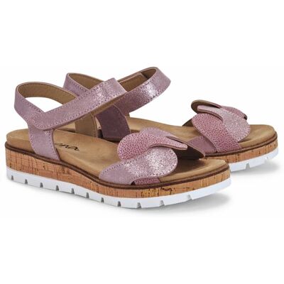 Avena Klett-Sandale Wellenglanz - Rosa - female - Size: 41 Avena Klett-Sandale Wellenglanz - Rosa - female - Size: 41