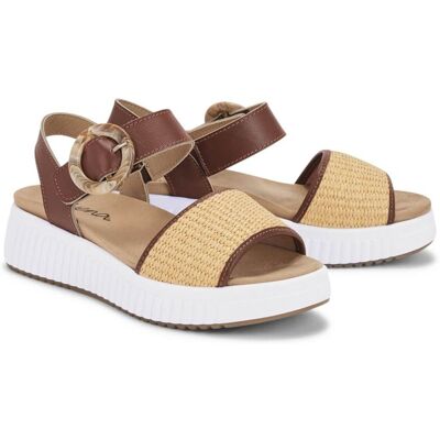 Avena Hallux-Sandale Bastflair - Cognac - female - Size: 40 Avena Hallux-Sandale Bastflair - Cognac - female - Size: 40