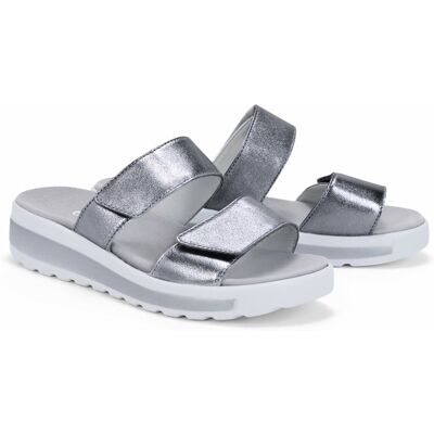 Semler-Pantolette Komfortplus - Silber - female - Size: 38.5 Semler-Pantolette Komfortplus - Silber - female - Size: 38.5