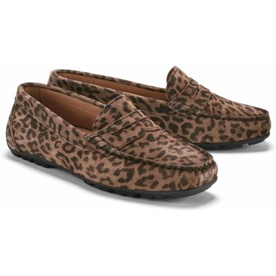 Avena Super-Soft Mokassin - Leoprint Braun - female - Size: 39 Avena Super-Soft Mokassin - Leoprint Braun - female - Size: 39