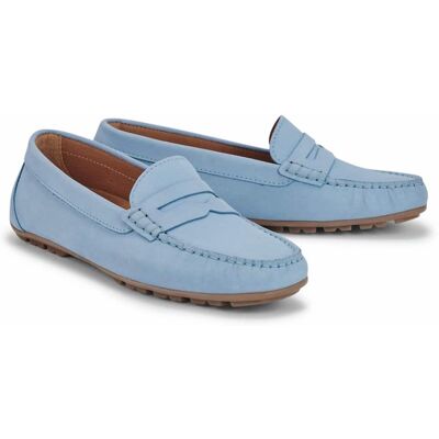 Avena Super-Soft Mokassin - Hellblau - female - Size: 37 Avena Super-Soft Mokassin - Hellblau - female - Size: 37