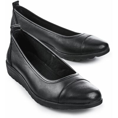 Avena Hallux-Ballerina Extraleicht - Schwarz - female - Size: 39 Avena Hallux-Ballerina Extraleicht - Schwarz - female - Size: 39