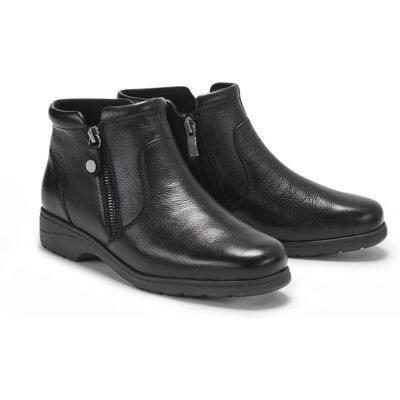 Avena Doppel-Reißverschluss Stiefelette - Schwarz - female - Size: 39 Avena Doppel-Reißverschluss Stiefelette - Schwarz - female - Size: 39