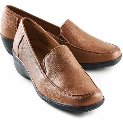 Avena Hirschleder-Slipper - Braun - female - Size: 37 Avena Hirschleder-Slipper - Braun - female - Size: 37