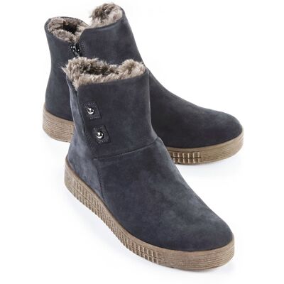 Avena Thermo-Bootie Rutschsicher - Marine - female - Size: 36 Avena Thermo-Bootie Rutschsicher - Marine - female - Size: 36