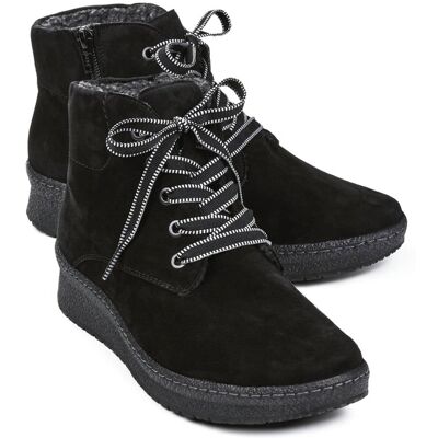 Semler Hallux-Luftpolster-Stiefelette - Schwarz - female - Size: 39 Semler Hallux-Luftpolster-Stiefelette - Schwarz - female - Size: 39