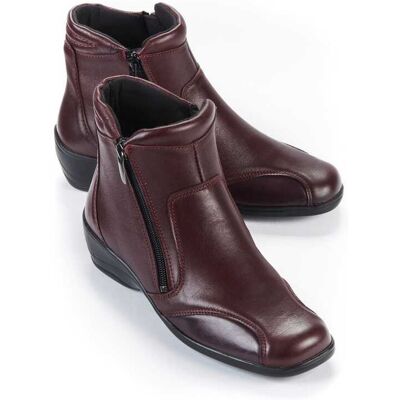 Avena Hallux-City-Stiefelette - Bordeaux - female - Size: 39 Avena Hallux-City-Stiefelette - Bordeaux - female - Size: 39