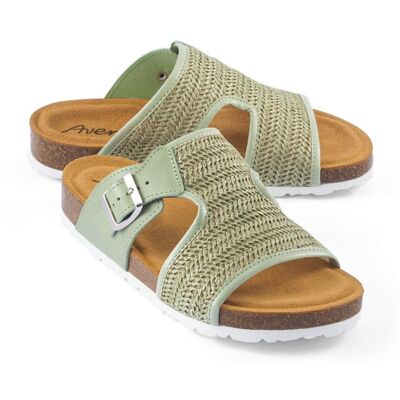 Avena Naturform-Pantolette - Grün - female - Size: 39 Avena Naturform-Pantolette - Grün - female - Size: 39