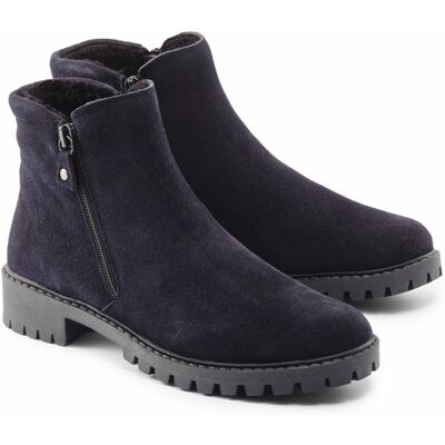 Avena Hallux-Stiefelette Kuschelweich - Blau - female - Size: 39 Avena Hallux-Stiefelette Kuschelweich - Blau - female - Size: 39