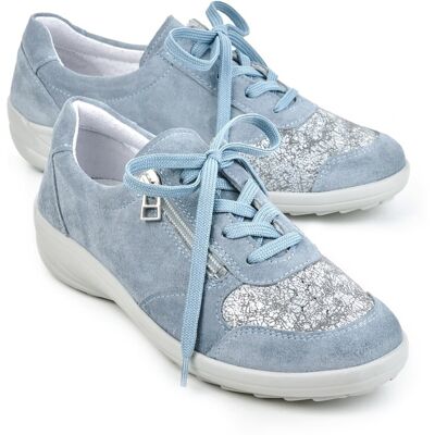 Avena Hallux-Reißverschluss-Schnürer - Jeansblau - female - Size: 41 Avena Hallux-Reißverschluss-Schnürer - Jeansblau - female - Size: 41